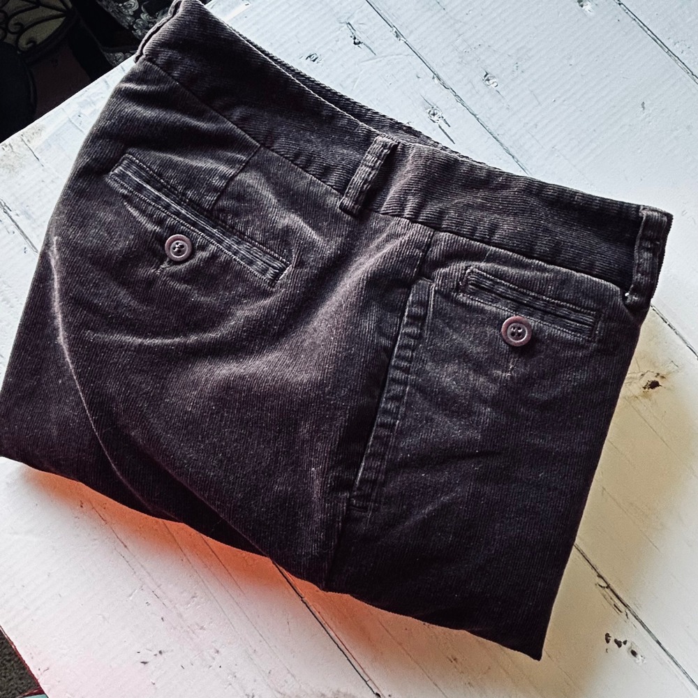 Dockers Collection Womens Brown Corduroy Capris Size 6 Ideal Fit Cropped Bootcut